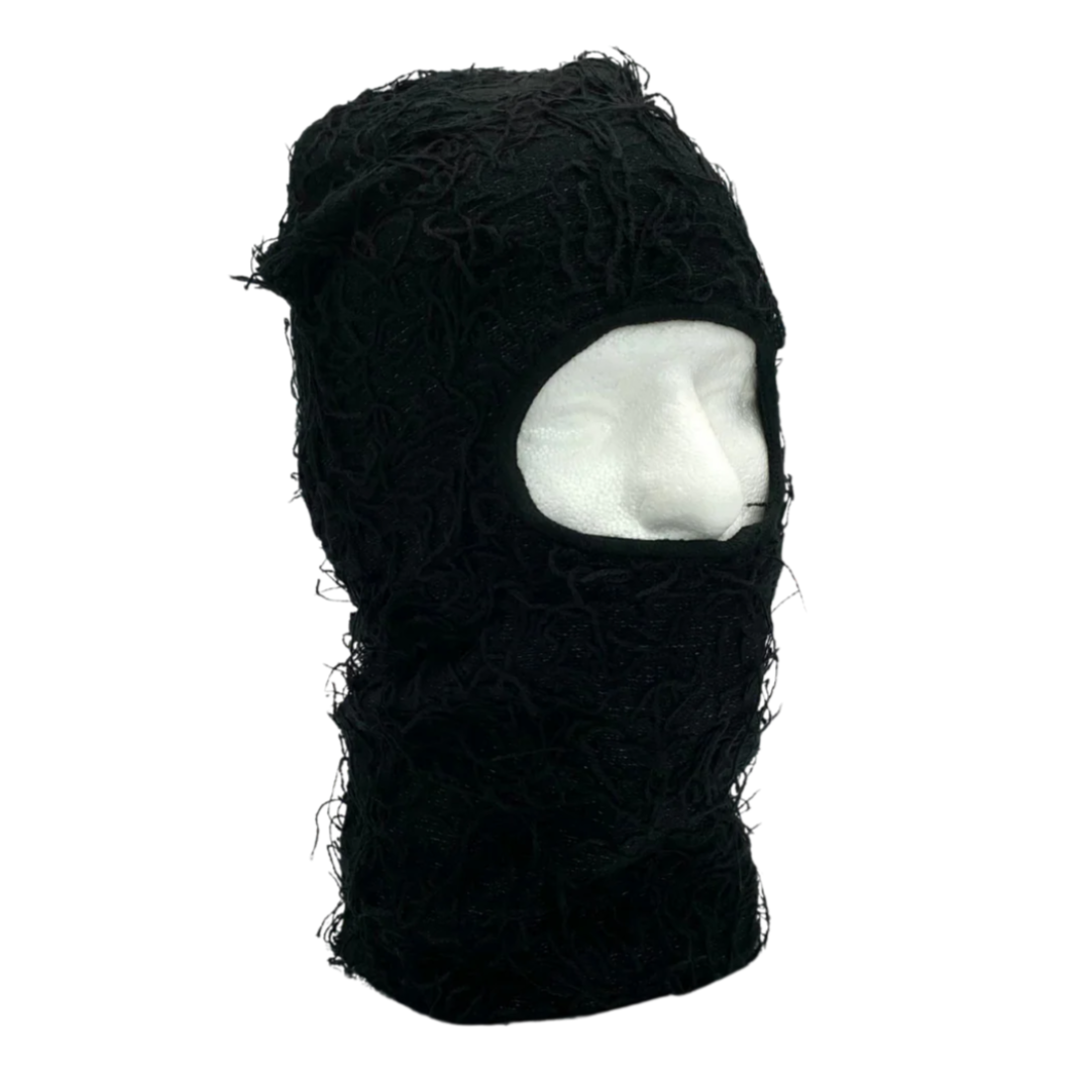 Black balaclava on a white background